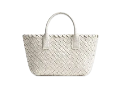 Bottega Veneta Mini Cabat "White"