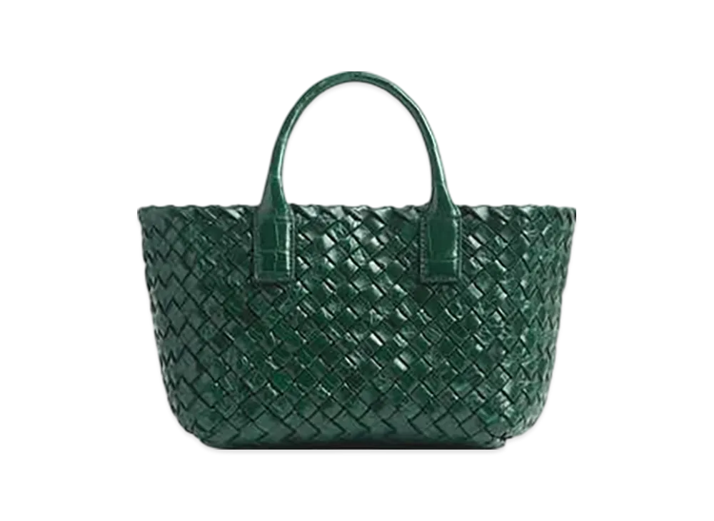 Bottega Veneta Mini Cabat "Emerald Green"