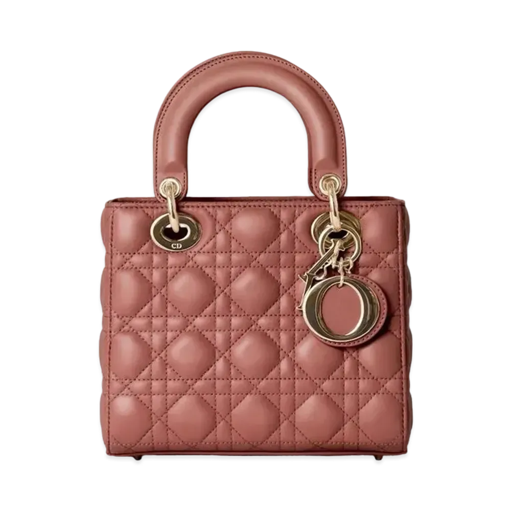 Dior Small Lady Bag My ABCDior Cannage Lambskin "Rust"