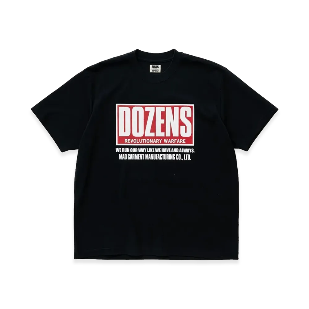 RATS Dozens Tee "Black"