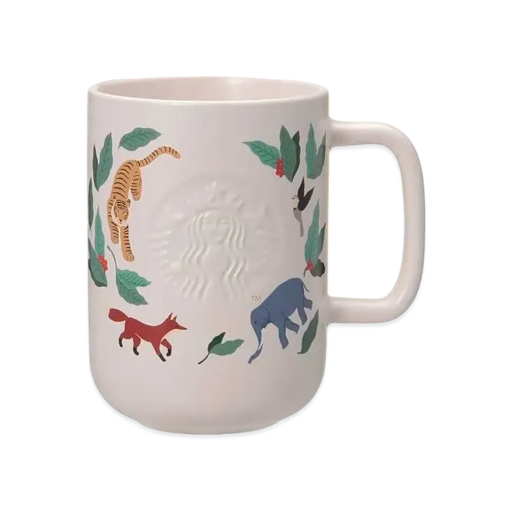 STARBUCKS Starbucks Anniversary 2024 Recycled Ceramic Mug 473ml "White"