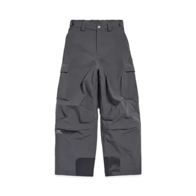 BALENCIAGA Men's 3B Sports Icon Ski Cargo Pants Technical Ripstop "Dark Grey"