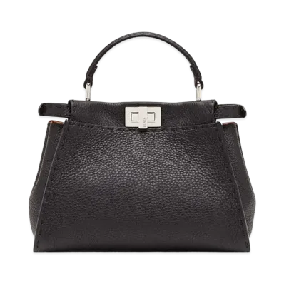 FENDI Peekaboo Mini Selleria Bag "Black"