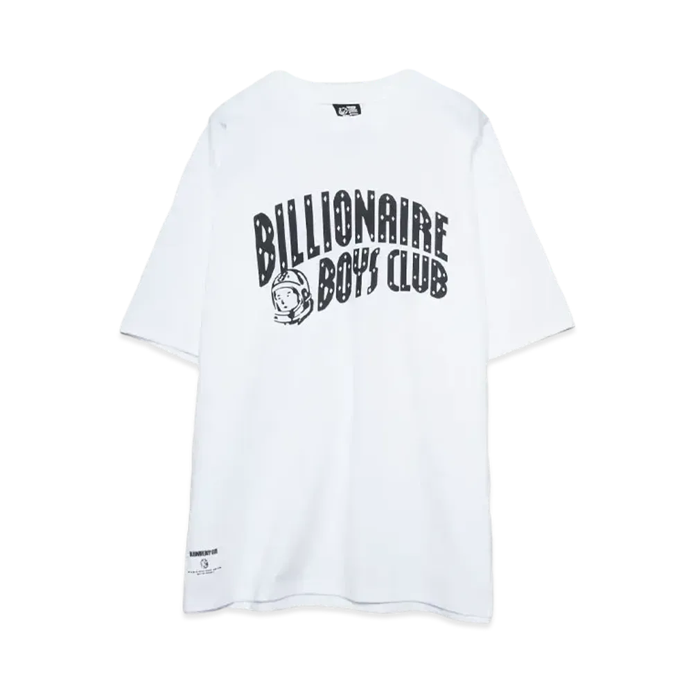 BILLIONAIRE BOYS CLUB COTTON T-SHIRT ARCH LOGO "WHITE"