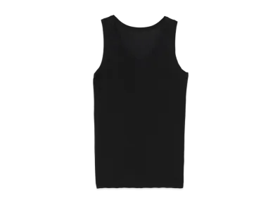 Yohji Yamamoto 80/-COSMORAMA HIGH GAUGE PS TANK TOP "Black"