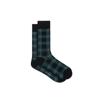 Paul Smith Dotting Check Casual Socks "Black"