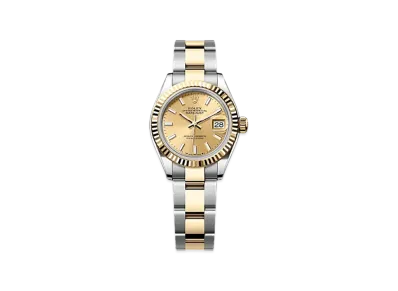 ROLEX Lady-Datejust 28mm Oystersteel & Yellow Gold 279173 "Champagne-colour"