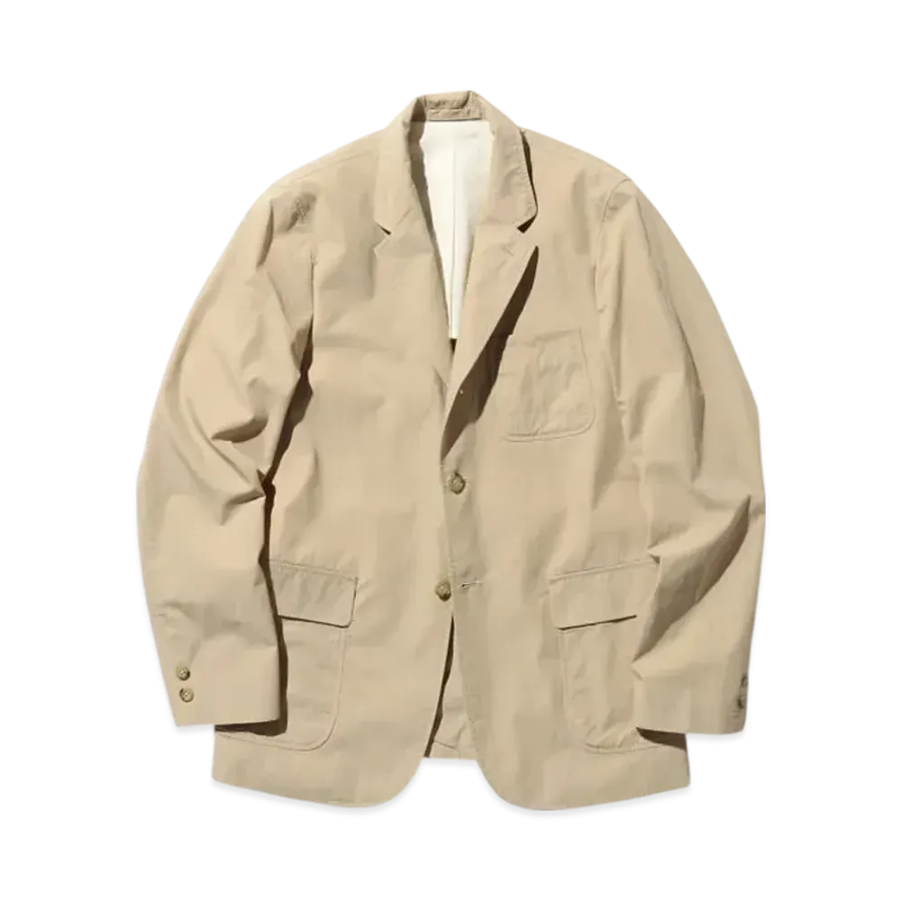 BEAMS 3B Travel Jacket Comfort Cloth "Beige"