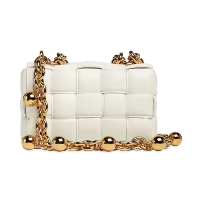 Bottega Veneta Chain Cassette "White"