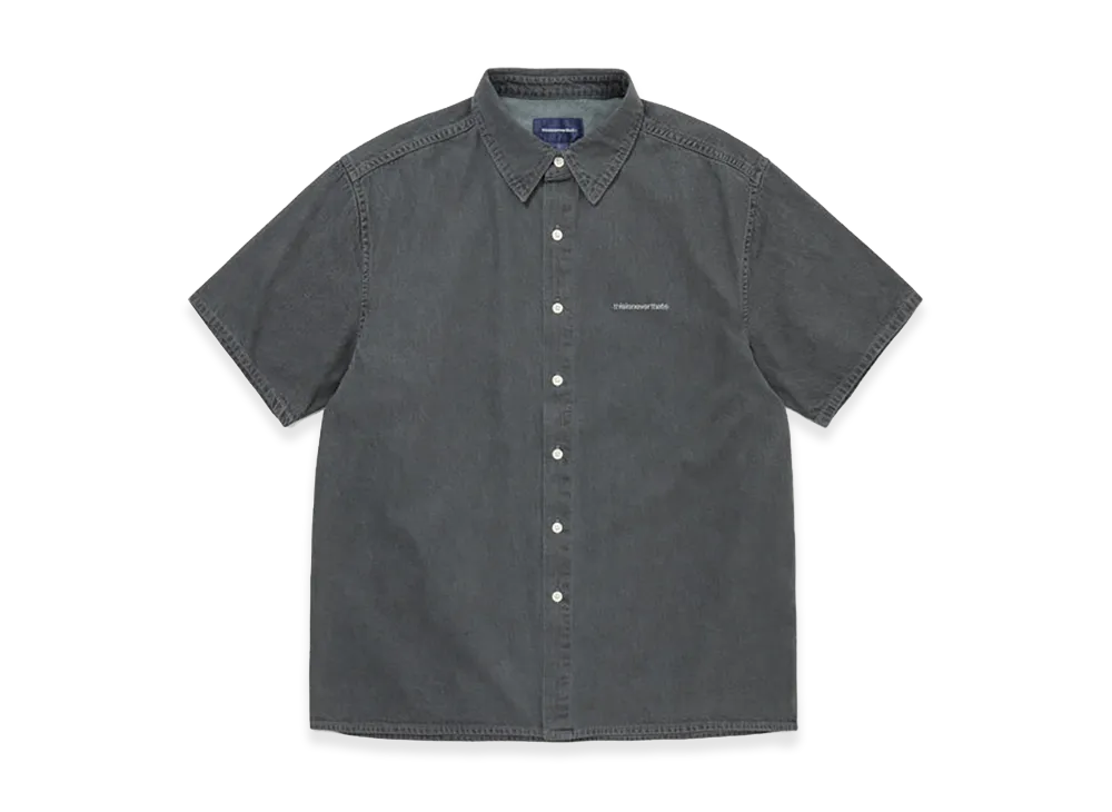 thisisneverthat Washed Denim S/S Shirt "Dusty Grey"