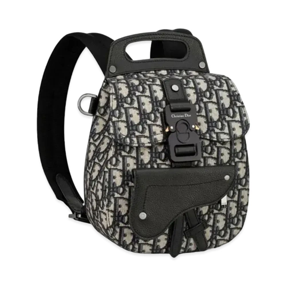 Dior Saddle Mini Backpack Dior Oblique Jacquard "Beige"