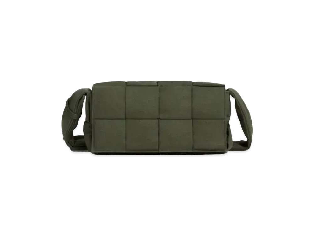 Bottega Veneta Padded Tech Cassette Crossbody Bag "Crocodile"