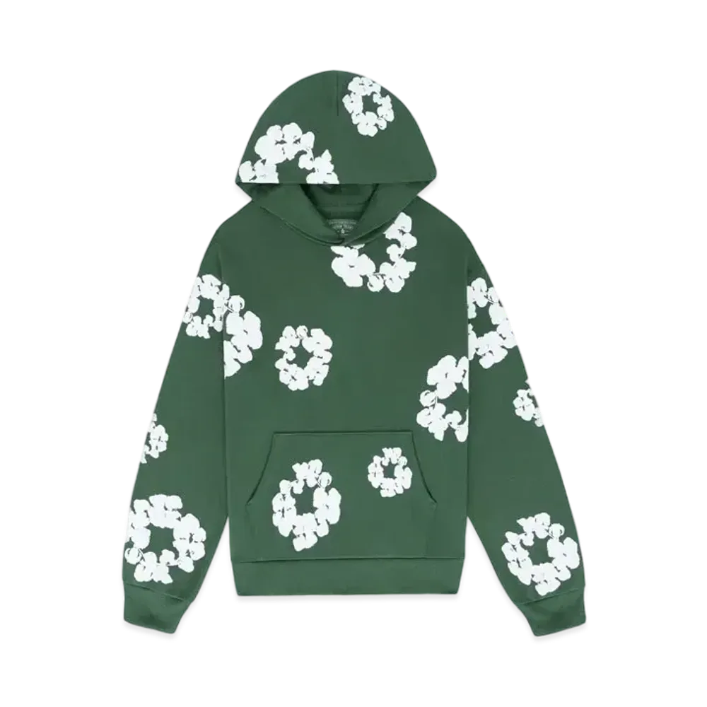 DENIM TEARS The Cotton Wreath Sweatshirt "Green"
