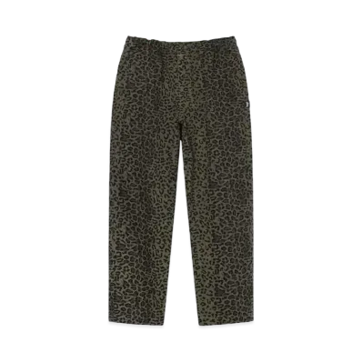Stussy Leopard Beach Pant "Olive"