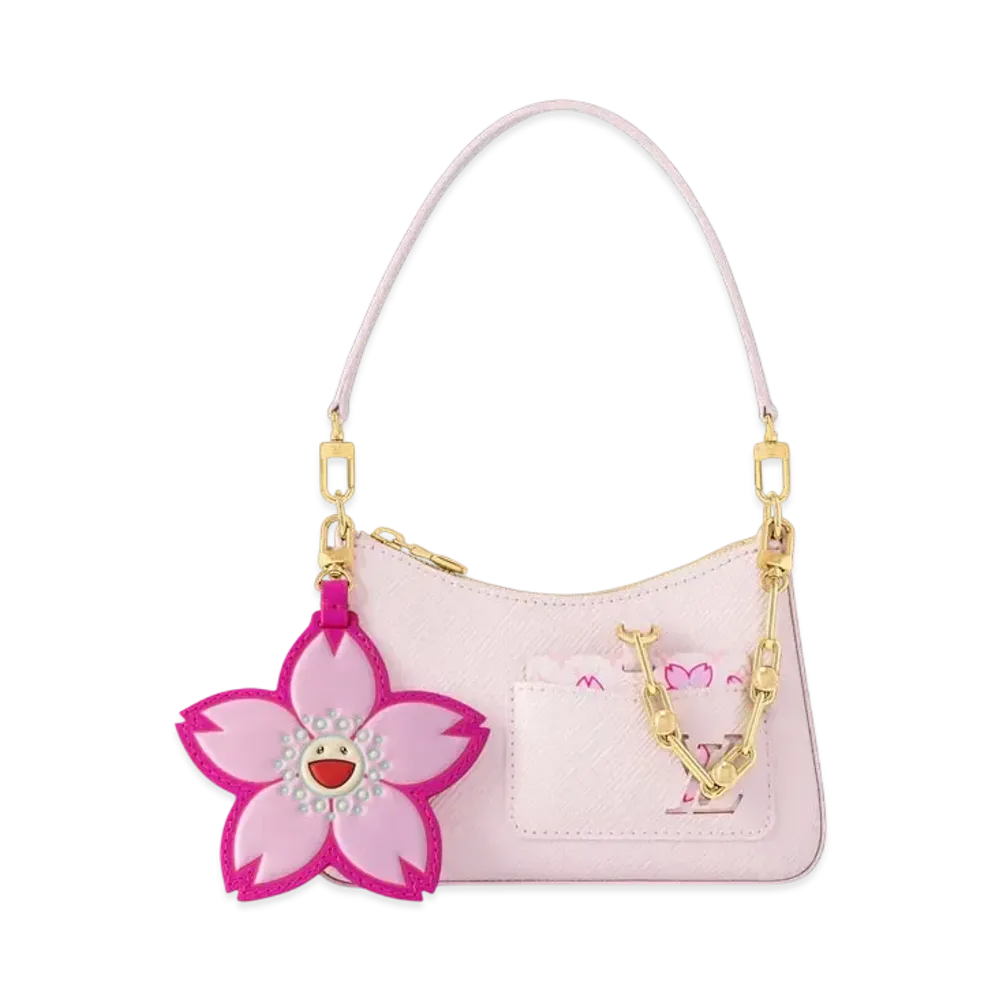 Louis Vuitton x Takashi Murakami Marellini Monogram Tiles Canvas "Cheeky Pink"