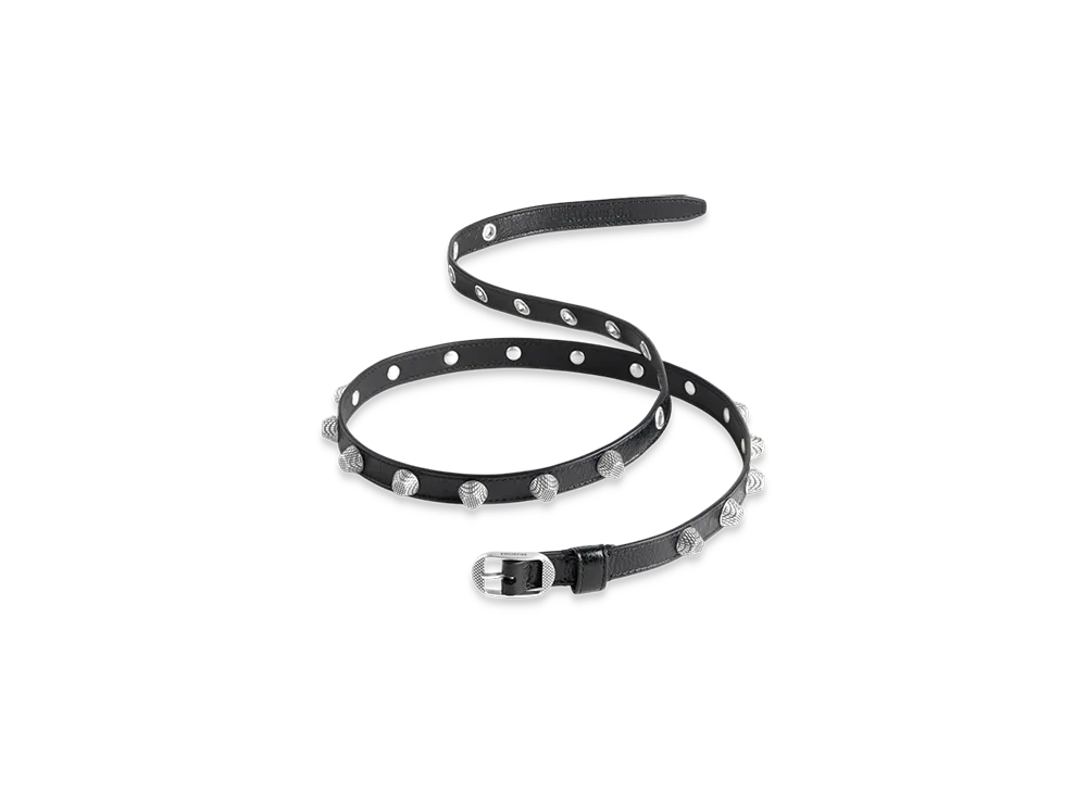 BALENCIAGA Le Cagole Stud Belt "Black"