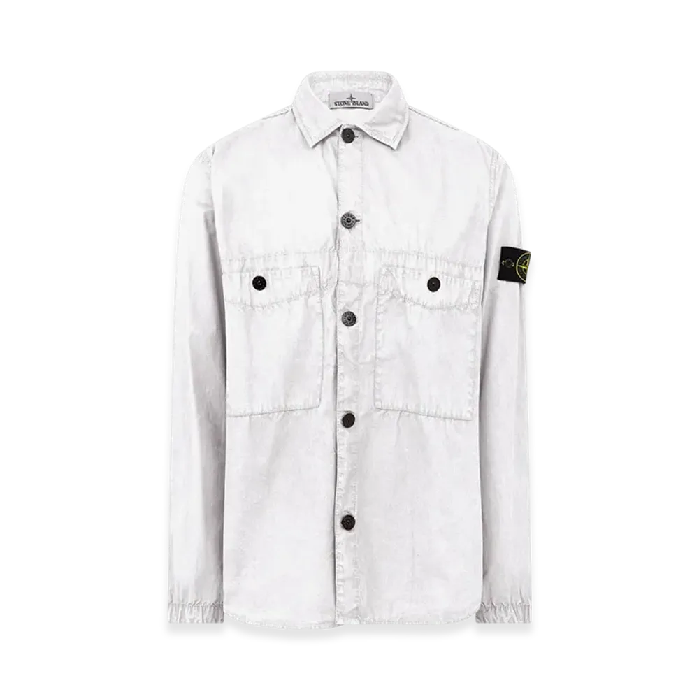 Stone Island 110WN T.CO+OLD Overshirt - 21SS "White"