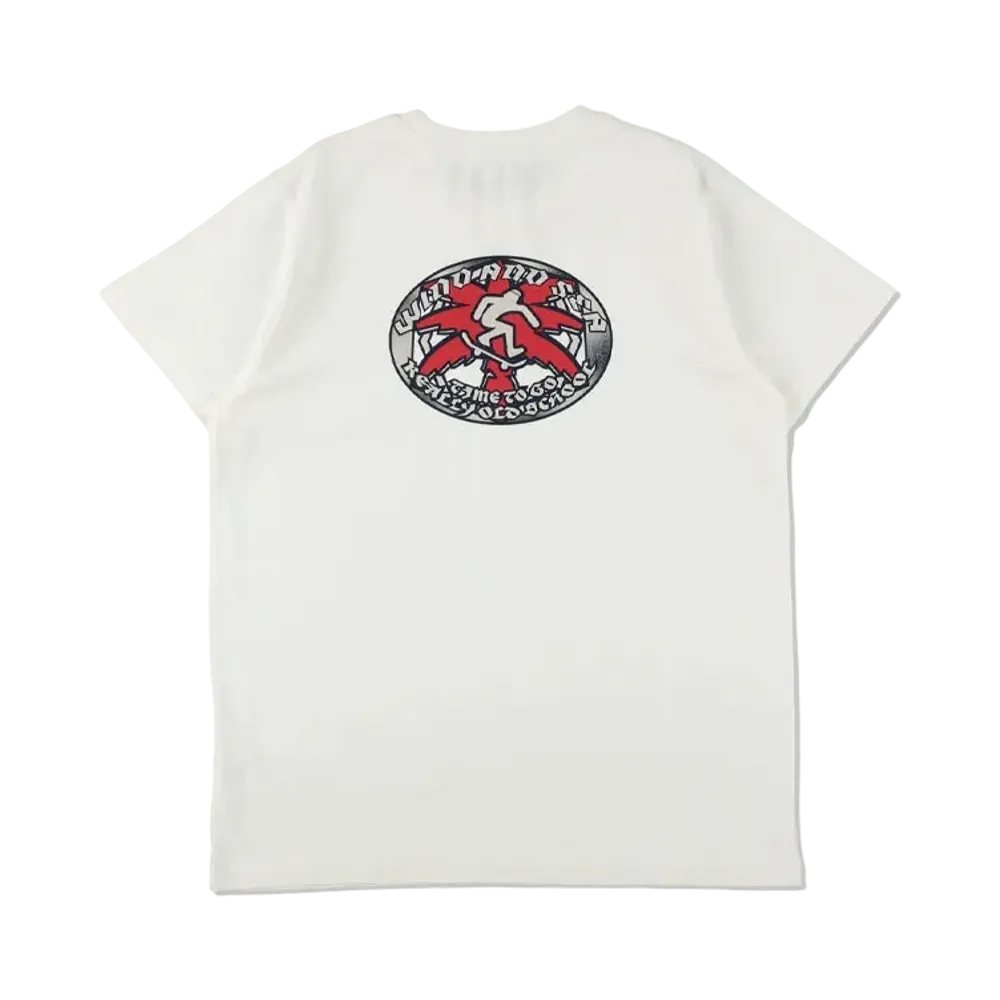 WIND AND SEA Printed Washed S/S Tee "White"