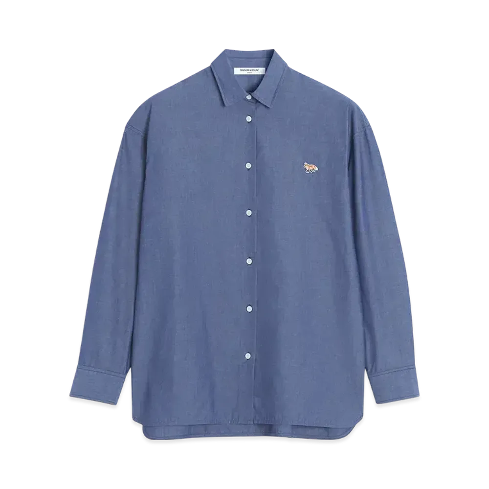 Maison Kitsune Casual Shirt "Indigo"