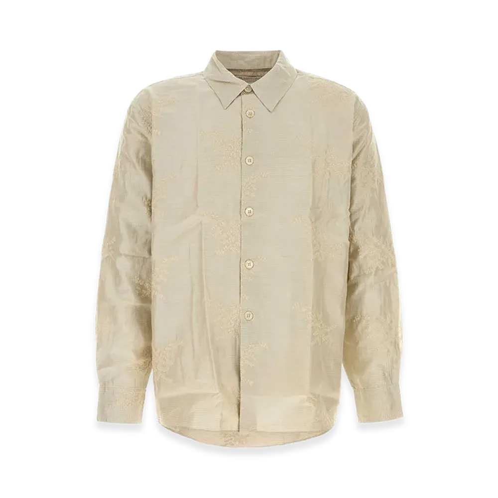 OUR LEGACY Embroidered Jersey Oversize Shirt "Printed"