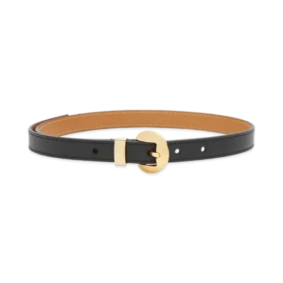 LOEWE Pebble Belt "Black/Gold"