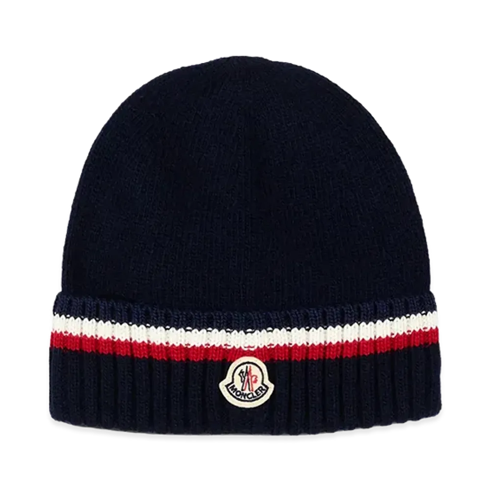 MONCLER Kids Beanie "Navy"