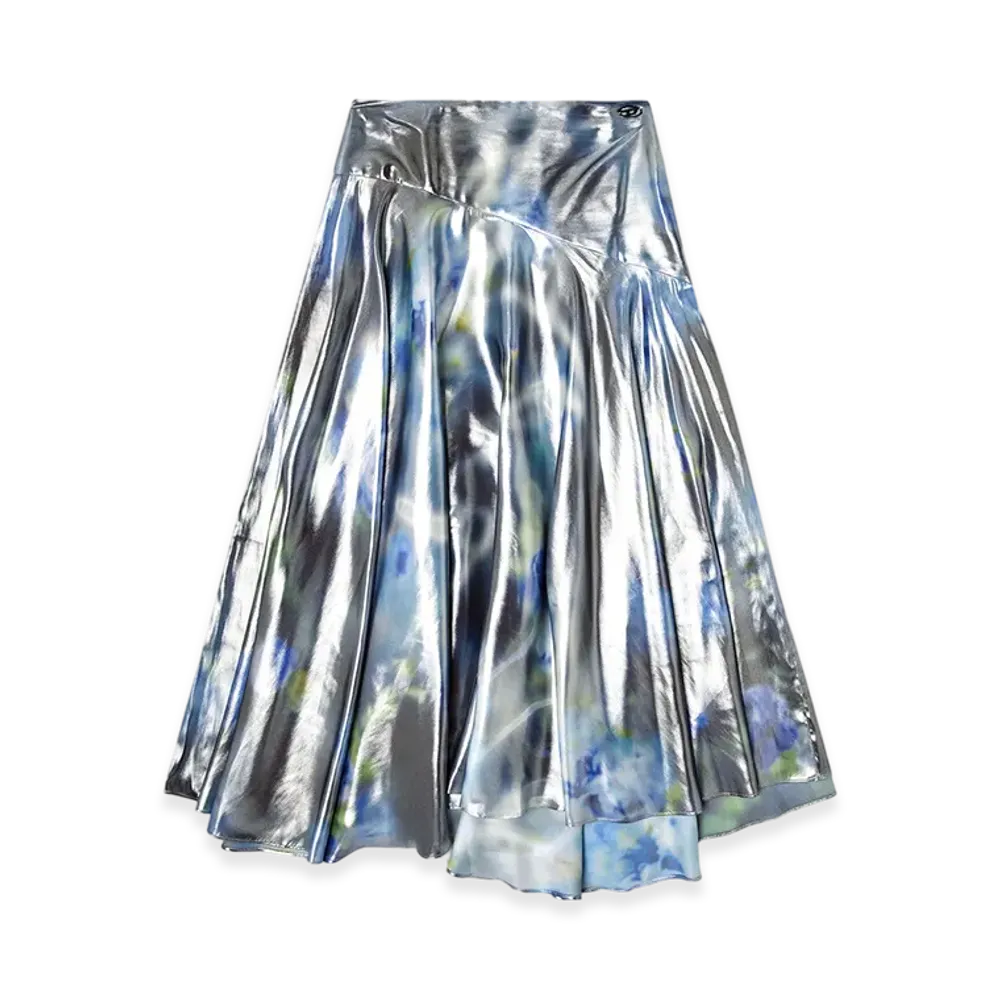 Diesel O-Zulie-S2 Midi Skirt "Blue"