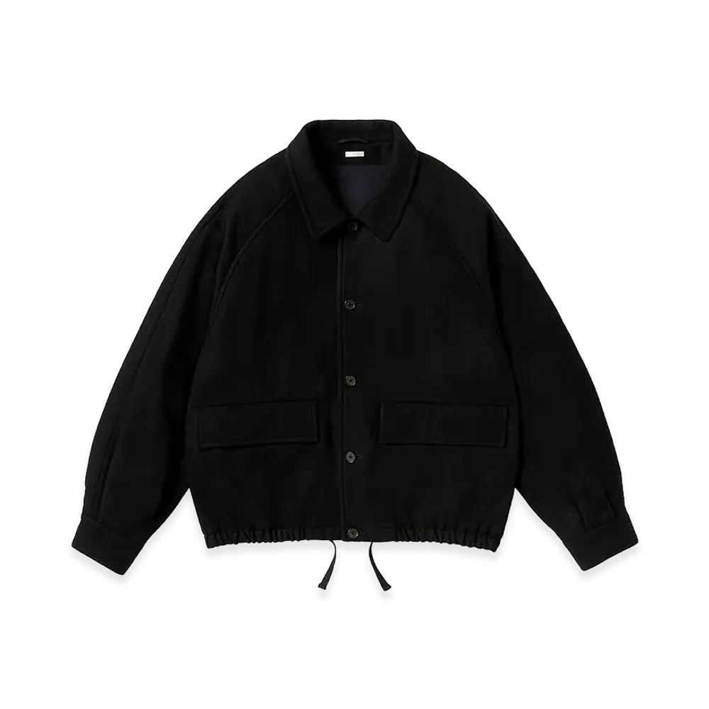 A.PRESSE Lightweight Cashmere Blouson "Navy"