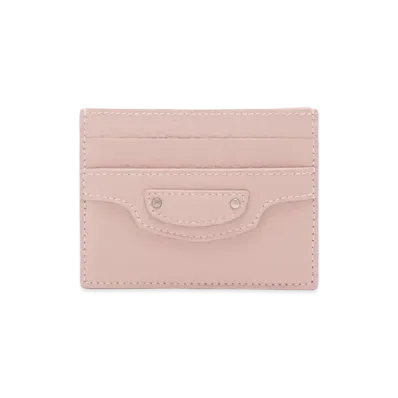 BALENCIAGA Men's Neo Classic Card Holder "Light Rose"