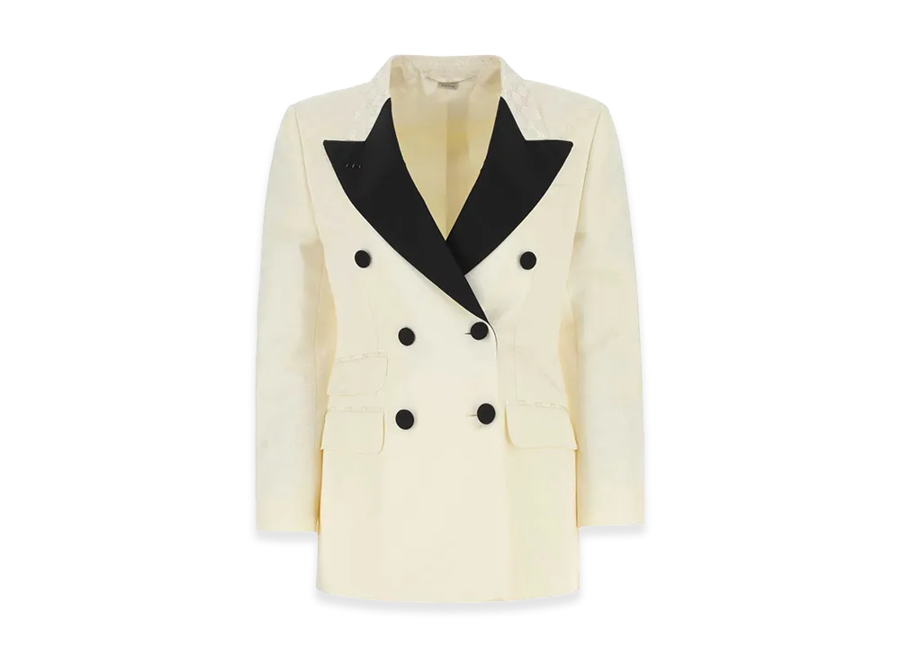 GUCCI Women's Cotton Jacket GG "Beige"