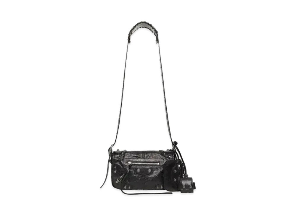 BALENCIAGA Le Cagole XS Flap Bag "Black"