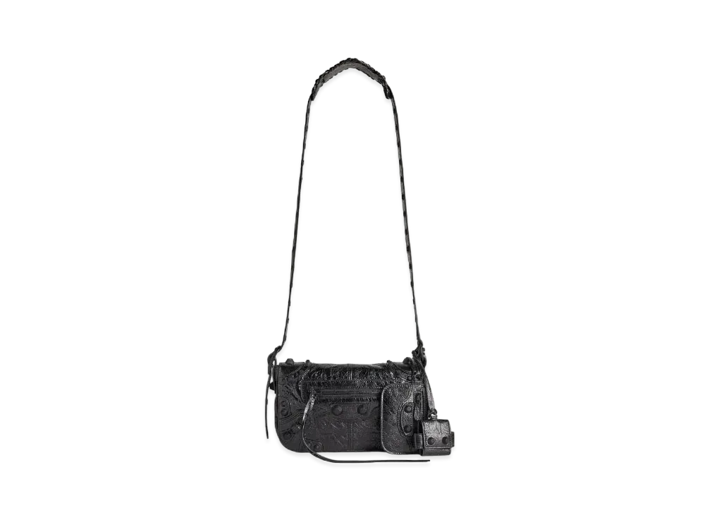 バレンシアガ ル カゴール XS フラップバッグ アリーナラムスキン