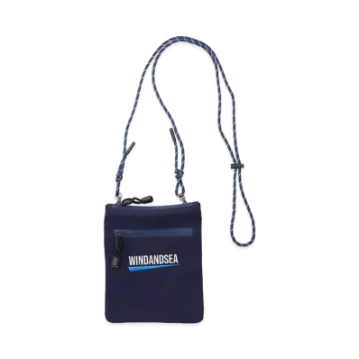 WIND AND SEA Fishnet Recycle Nylon Sacoshe "Navy"