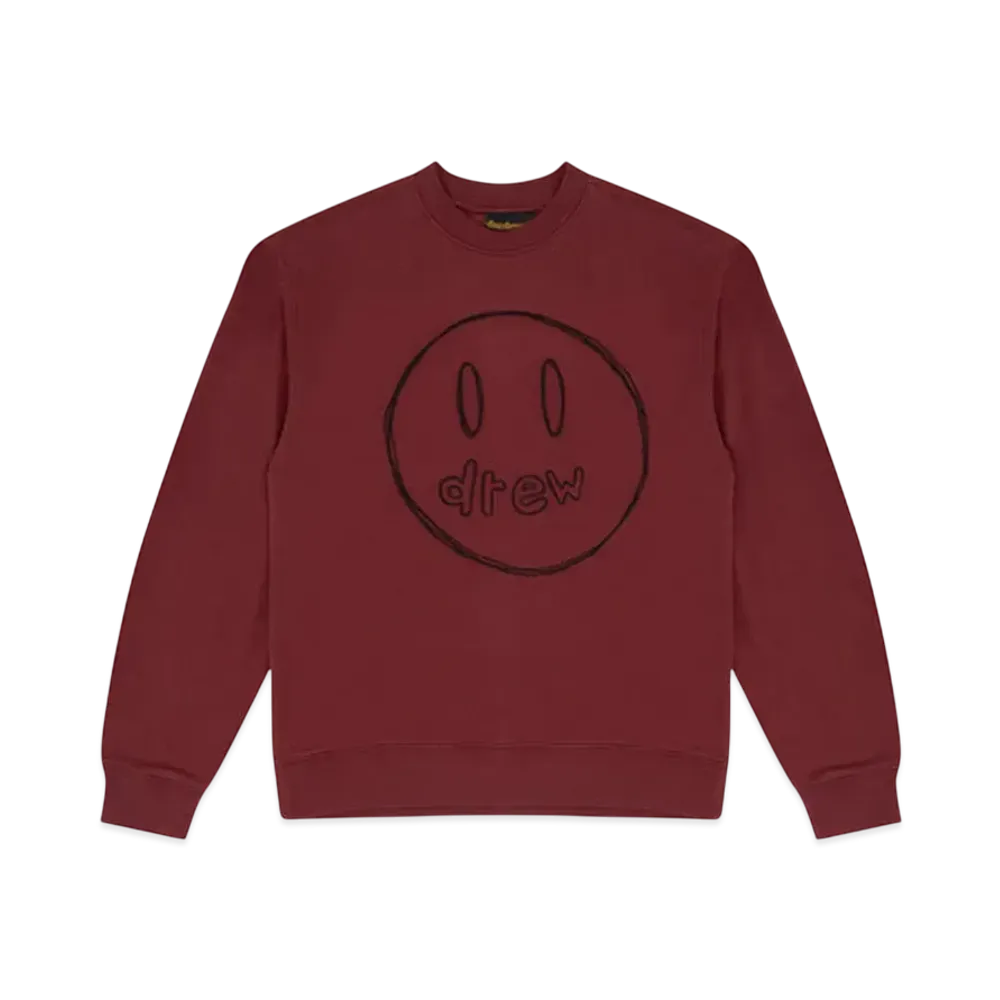 Drew House Sketch Mascot Crewneck "Burgundy"