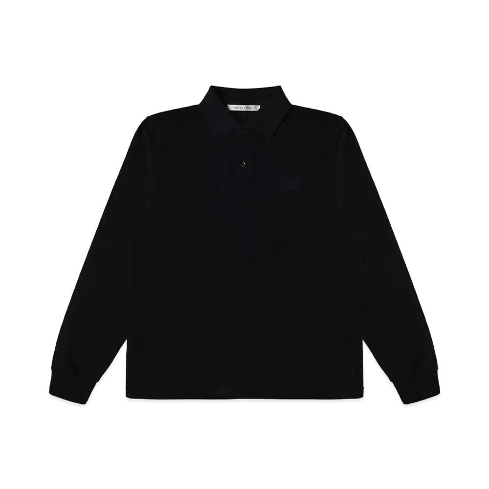 1017 ALYX 9SM Long-Sleeve Polo Shirt "Black"