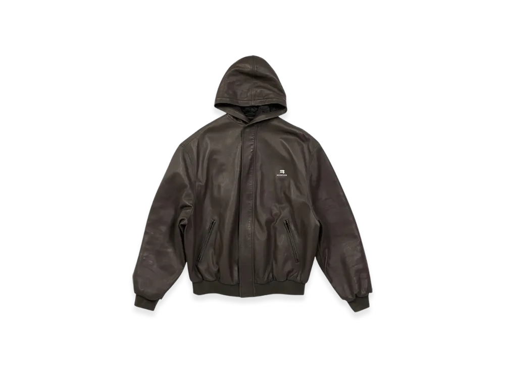 BALENCIAGA Sporty B Taxi Blouson "Brown"