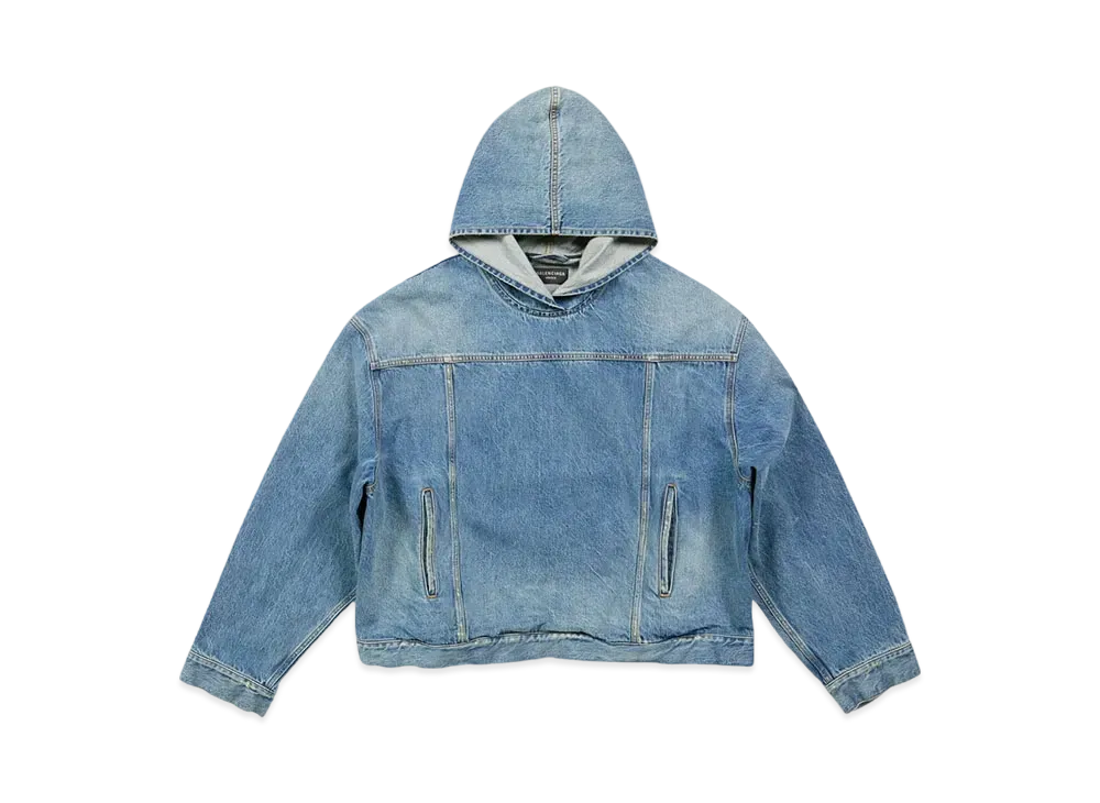 BALENCIAGA MENS Pull Over Jacket "Blue"