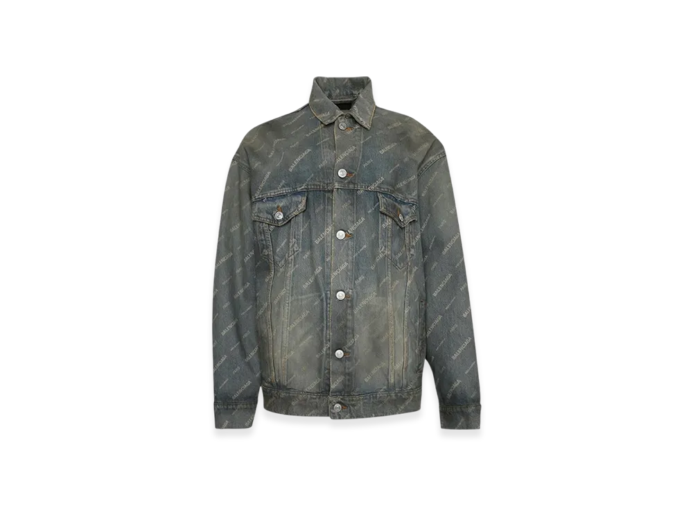 BALENCIAGA Denim Jacket "Clear Green"
