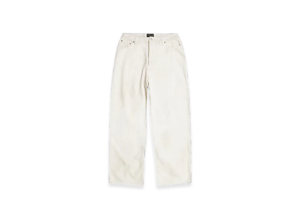 BALENCIAGA Large Baggy Jeans "Cream"