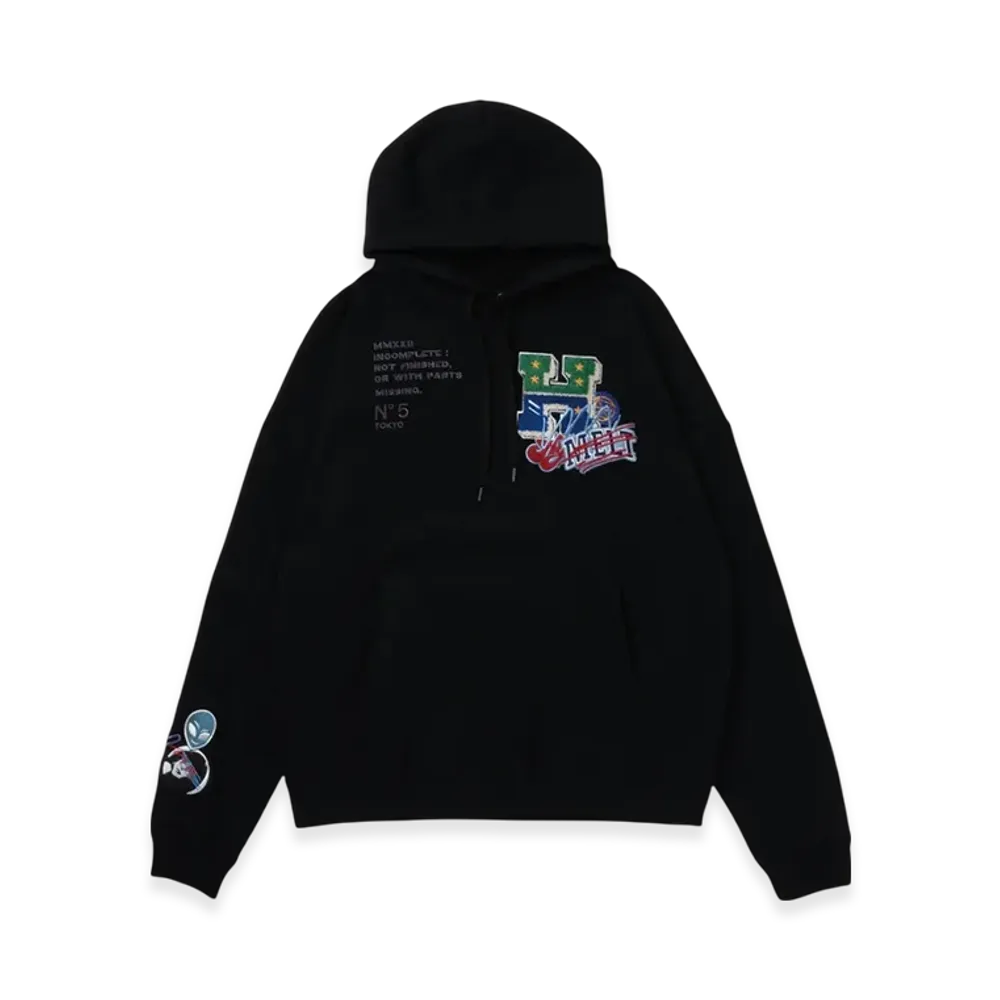 HYSTERIC GLAMOUR x Genzai Sagara Collage Hoodie "Black"