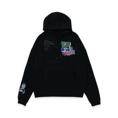 HYSTERIC GLAMOUR x Genzai Sagara Collage Hoodie "Black"