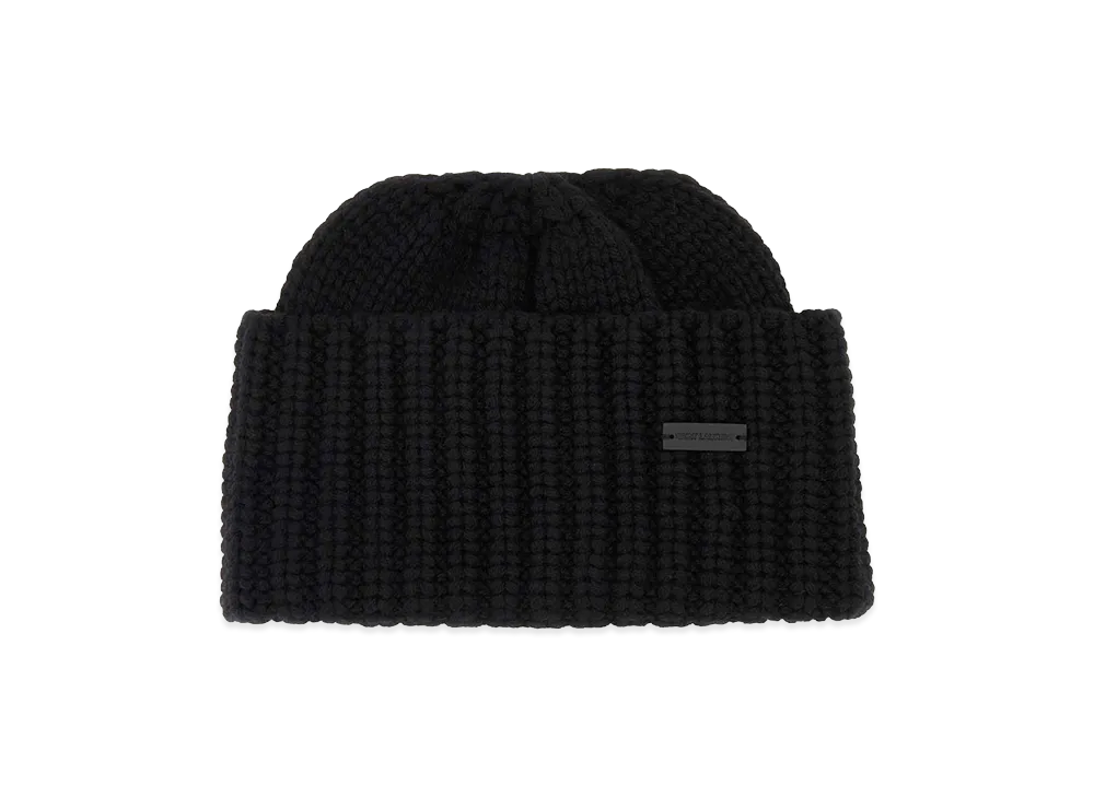 Saint Laurent Women's Cashmere Beanie Hat "Black"