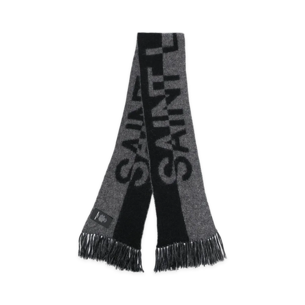 Saint Laurent Scarfs "Black"