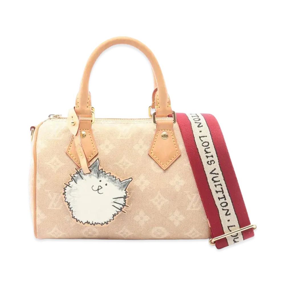 Louis Vuitton Speedy Bandouliere 20 "Beige"