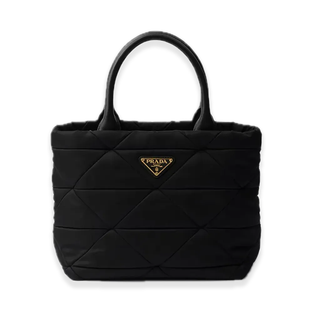 PRADA Small Padded Re-Nylon Tote Bag "Black"