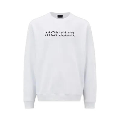 MONCLER Sweatshirt "Optical White"