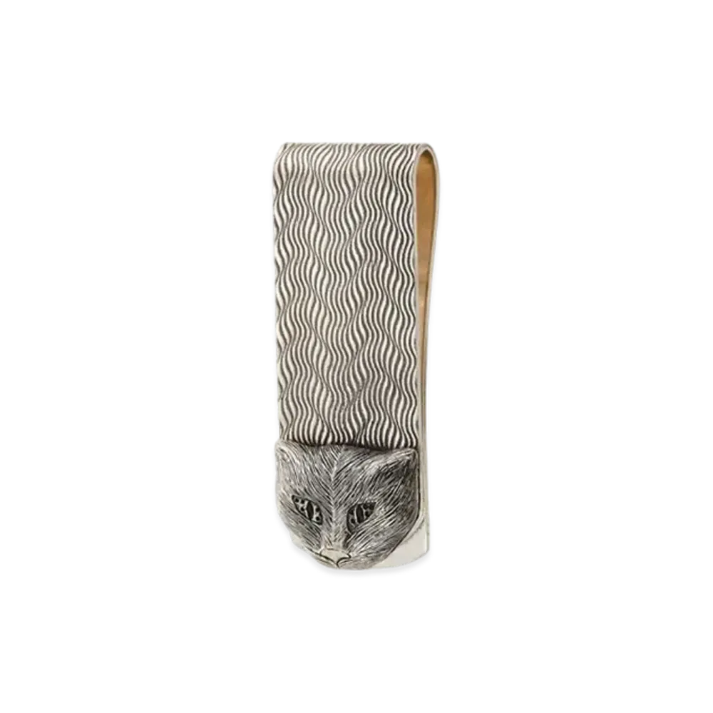 GUCCI Gucci Garden Cat Money Clip