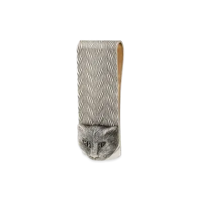 GUCCI Gucci Garden Cat Money Clip