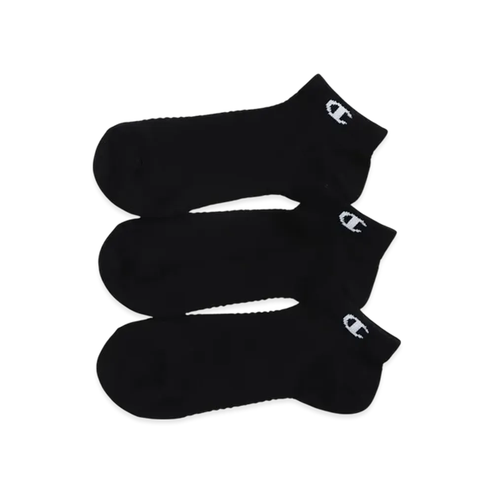 Champion 3-Pair Sneakers In Socks "Black"