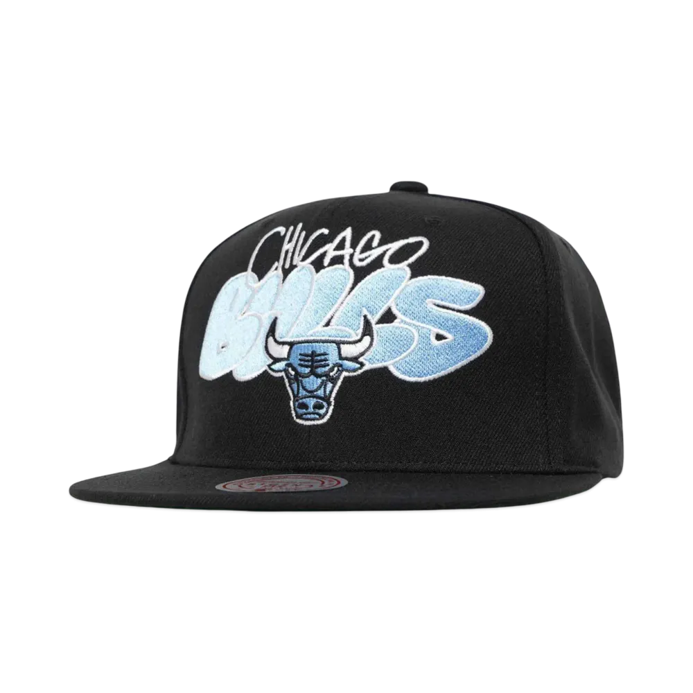 Mitchell&Ness NBA THROW DOWN SNAPBACK BULLS "BLACK"